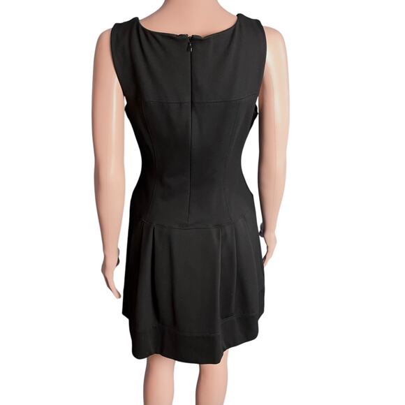 White House Black Market Fit And Flare Sleeveless Dress 4 Preppy Career Party - Picture 3 of 5